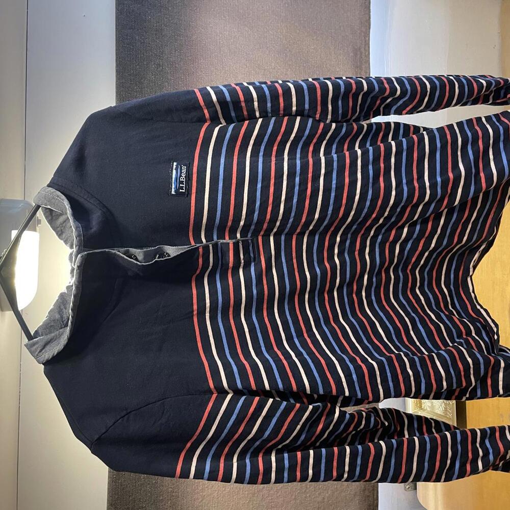 L.L. BEAN RUGBY LONG SLEEVE SHIRT
